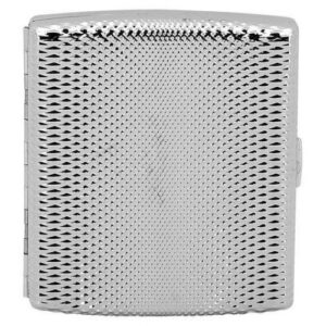 15906 LdM. Cigarettatárca fém ,normál,20 szálas , fém lefogó