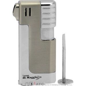 35271 LdM. Öngyújtó fém - pipa +pipaszúrkáló , gáztöltős