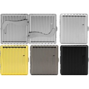 40092 LdM. Cigarettatárca fém , normál ,20 szálas, fém lefogó , több színben-készlet szerint