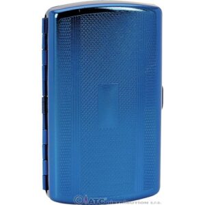 40156 MEEX. Cigarettatárca fém , 12-16 szálas , fém lefogó ,normál , díszdobozos