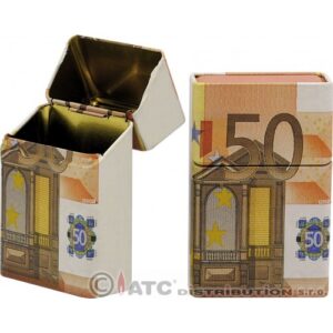 40526 Cigarettatartó fém , doboz a dobozban ,normál. 87 x 56 x 23 mm,több szín és minta-készlet szerint