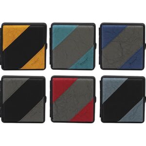 40572 Royce Cigarettatárca , normál ,20-24 szálas , fém lefogó , több színben-készlet szerint