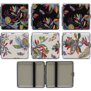 40631 REMO.Cigarettatárca normál-20 szálas,gumi lefogó,több színben-készlet szerint