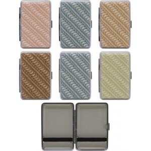 40633 REMO.Cigarettatárca normál-12 szálas,gumi lefogó,több színben-készlet szerint