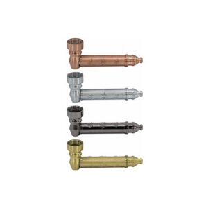 58400 Fém pipa+ szűrő , 8 cm , több színben-készlet szerint