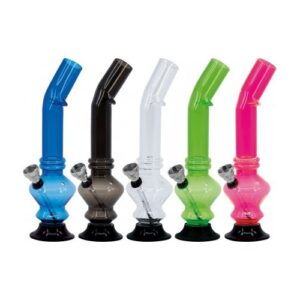 67018 Bong pipa akril , 18 cm , több színben-készlet szerint