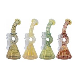 67502 REMO.Üveg bong-18 cm ,több színben-készlet szerint