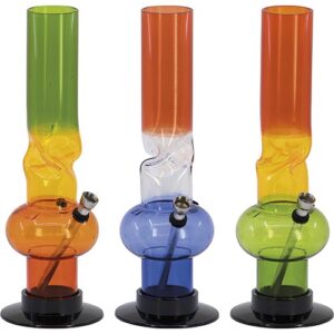 67515 Bong pipa akril, 30cm,több színben-készlet szerint