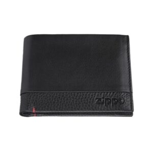 2006023 Nappa három részes Zippo pénztárca fekete