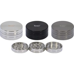 REMO. 11339 Grinder-dohányőrlő fém , 3 részes-4 cm átmérő