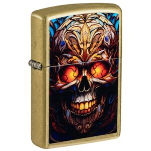 Stained Glass Skull Design SKU: 46715