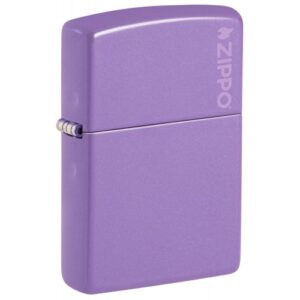 Classic Smoky Lavender Zippo Logo SKU: 46681ZL