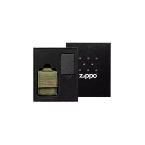 Tactical Pouch and Black Crackle® Windproof Lighter Gift Set SKU: 49400