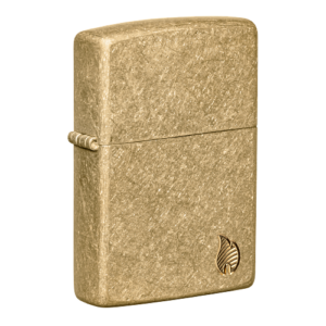 Armor® Tumbled Brass Flame Design SKU: 46398