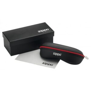 op-pack Zippo szemüveg tok, törlő,és nyakba akasztható tartó