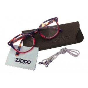 op-r Zippo szemüveg tok, törlő,és nyakba akasztható tartó