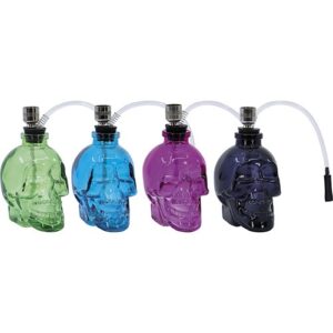 58575 Bong pipa üveg,13 cm , több színben-készlet szerint