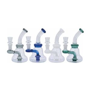67491 REMO.Üveg bong-16 cm, több színben-készlet szerint