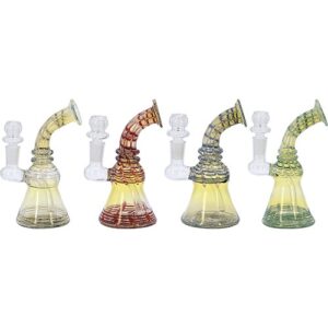 67492 Üveg bong-15 cm,több színben-készlet szerint