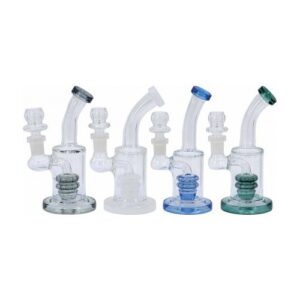 67503 REMO.Üveg bong-15 cm,több színben-készlet szerint