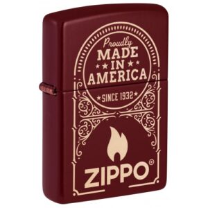 Merlot Zippo Logo 47537
